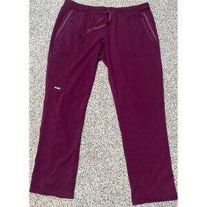 NEW Grey's Anatomy Womens LARGE PETITE Impact Spandex Stretch Scrub Pants